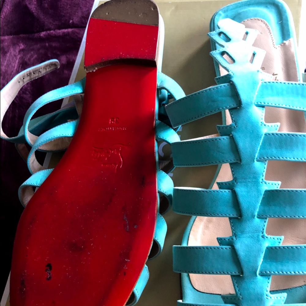 Louboutin red bottom sandals